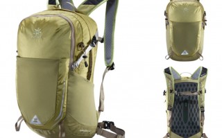 户外包包短视频制作 背上柠檬黄登山包，去户外做一个户外显眼包